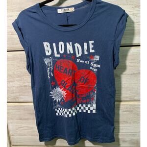 Letluv Anthropologie Blondie Tee - Size Small - Blue